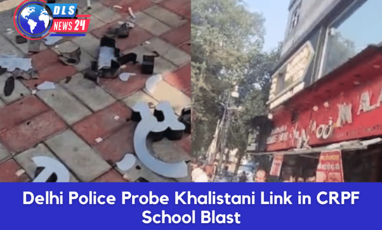 Delhi Police Probe Khalistani Link In CRPF School Blast